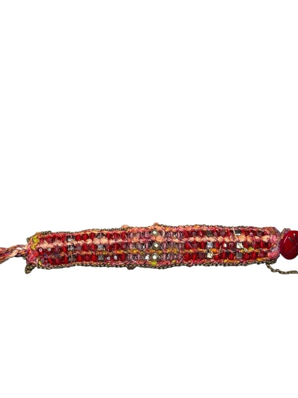 Anthropologie Boho Beaded Wrap Bracelet